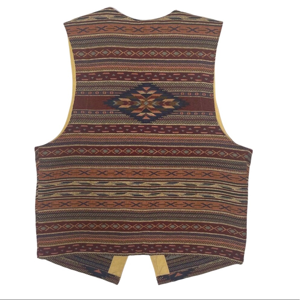 Vintage 80s/90s South Western Style Vest - Picture 9 of 9